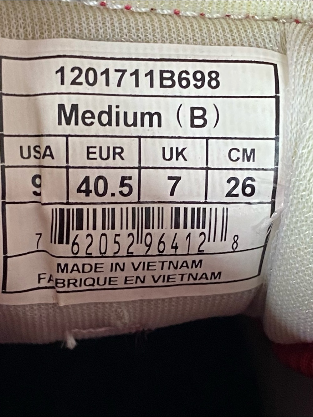 Brooks Vintage 1201711B698 Womens Sneakers Size 9 Red Gold Running Shoes NEW - Picture 12 of 12